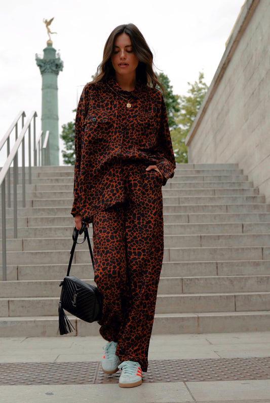 CHEMISE MOLLIE - Imprimé girafe