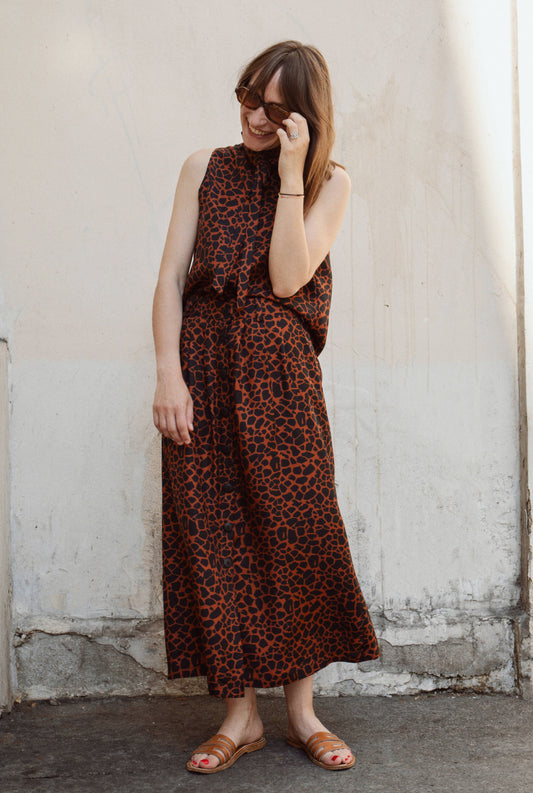 JUPE PADOUE – Imprimé girafe