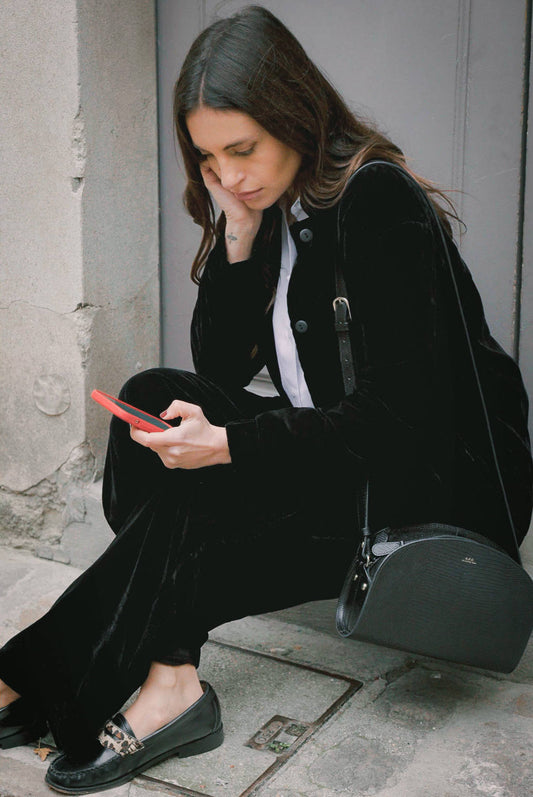 PANTALON HOPE – velvet overnoir