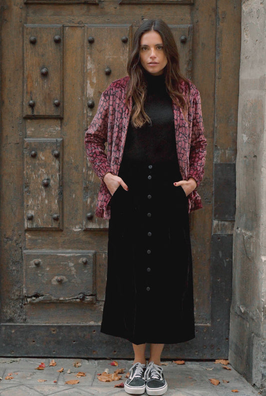 VESTE TONIA - Grenat glow