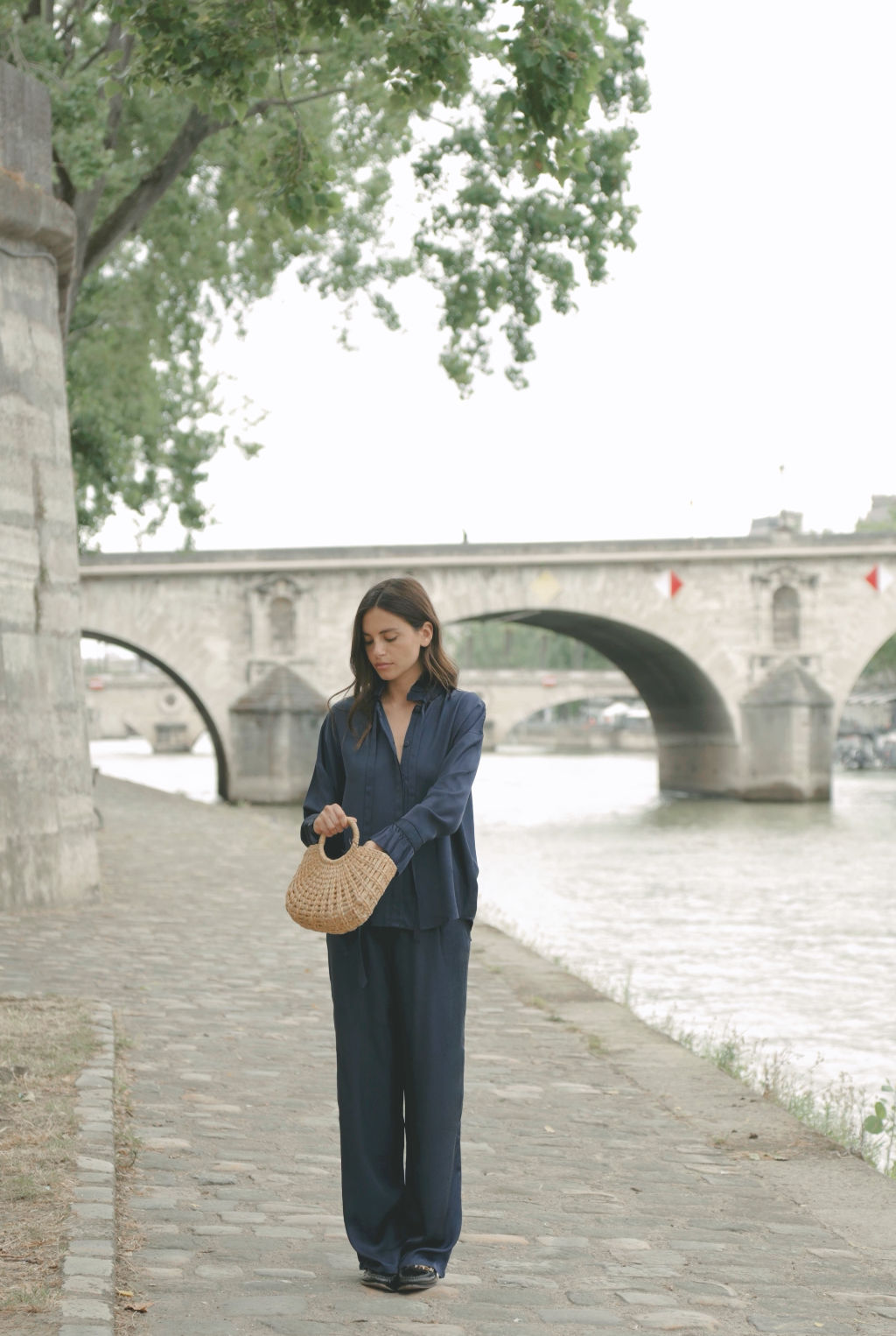 PANTALON HOPE - Bleu marine