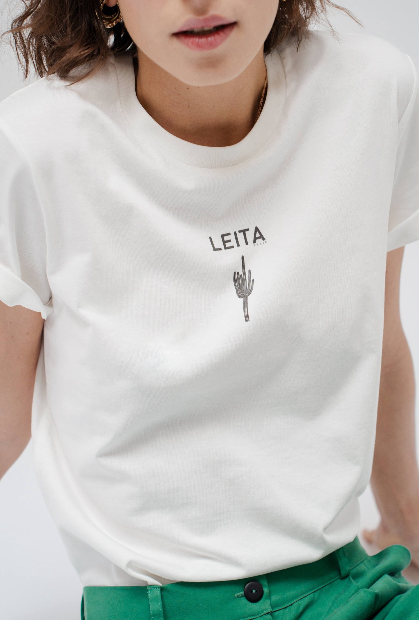T-SHIRT - WHITE - CACTUS