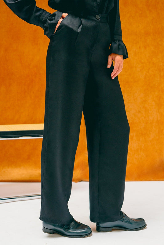 LEITA Paris pantalon noir fluide noir