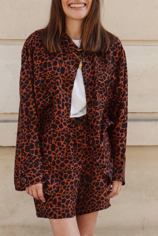 CHEMISE MOLLIE - Imprimé girafe
