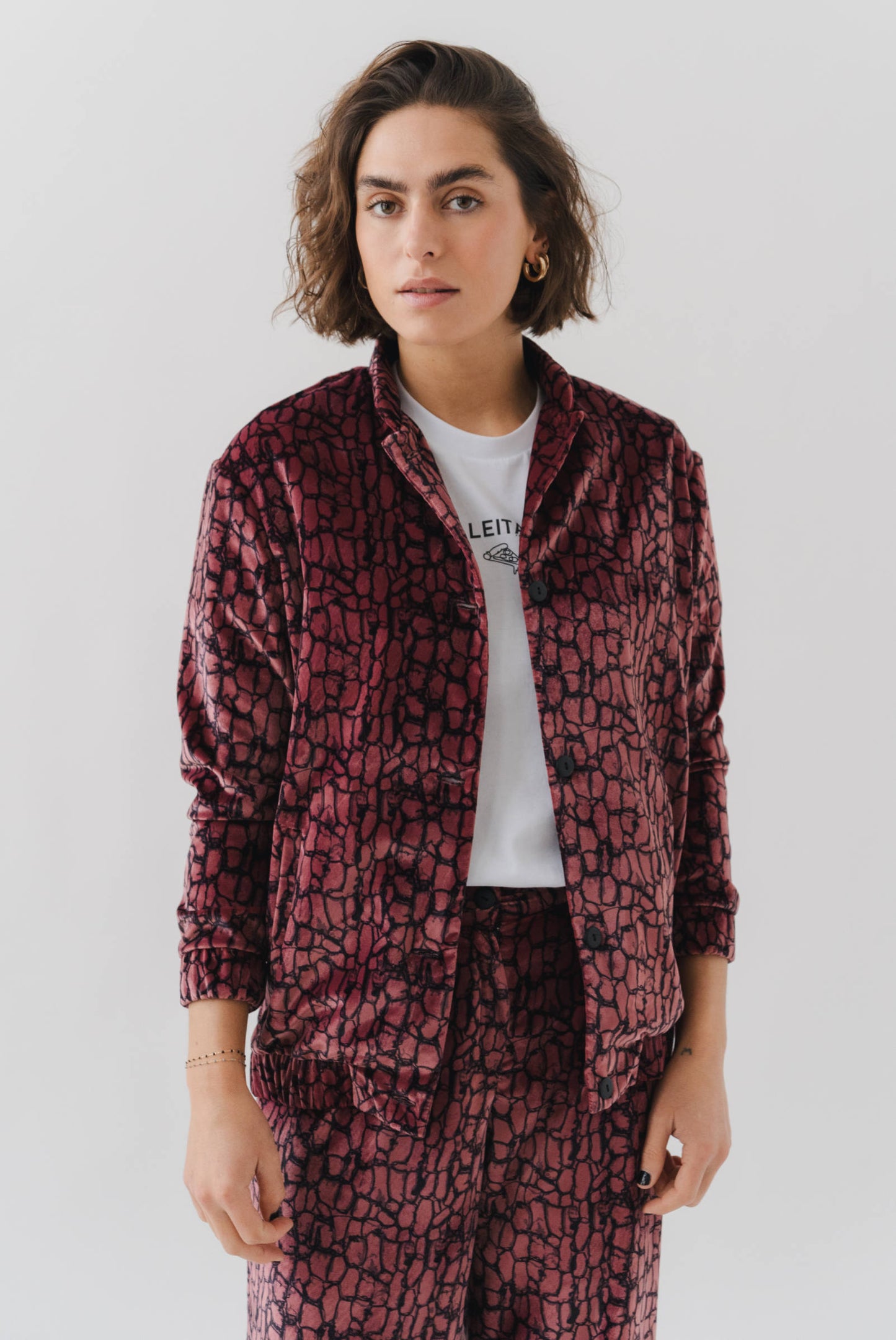 VESTE TONIA - GRENAT GLOW