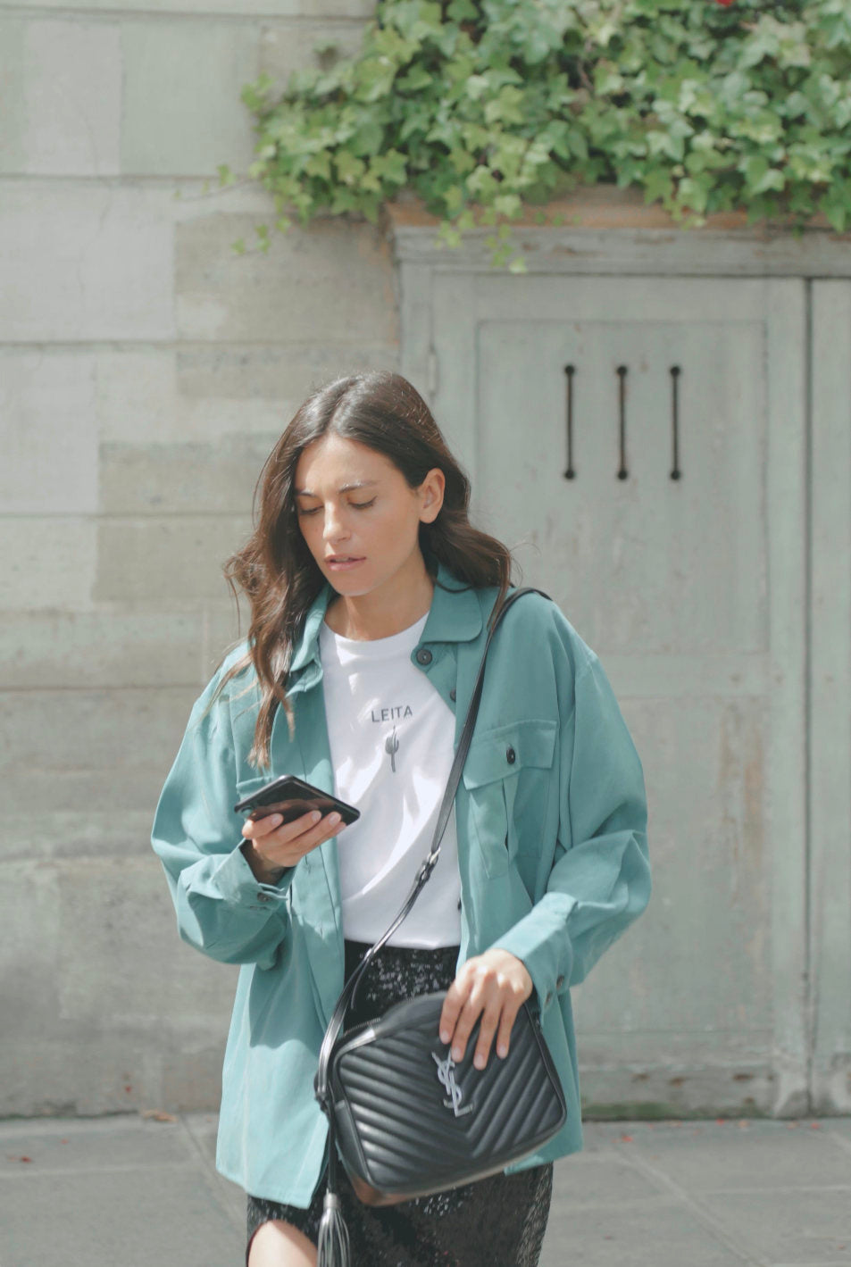 CHEMISE OVERSIZE VERT CENOTE - MOLLIE